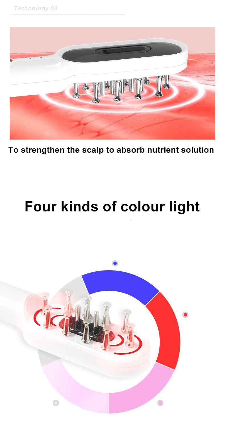 LED Hair Growth Brush